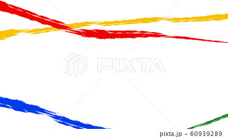 カラフルなゴールテープの抽象背景イメージのイラスト素材 60939289 Pixta