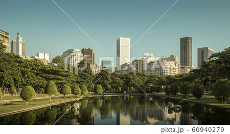 Panorama of Rio de Janeiro city center, Brazil 60940279