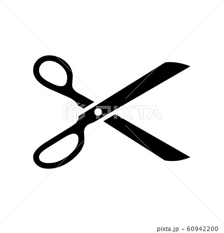 Cute scissors icon for banner, general designのイラスト素材 [60942200] - PIXTA