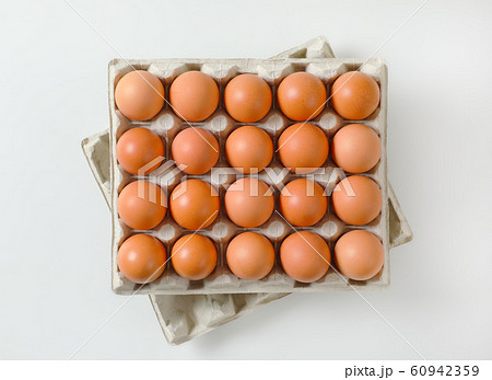 Carton of twenty fresh eggs Carton of twenty fresh eggs 60942359