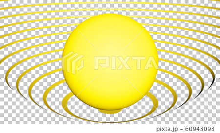 CG sphere A line that spreads spherically and spherically CG sphere A line that spreads spherically and spherically 60943093