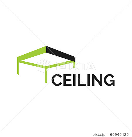 Vector logo of ceilings and stretch ceilings 60946426