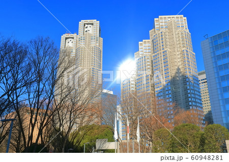 晴天下の東京都庁 晴天下の東京都庁 60948281