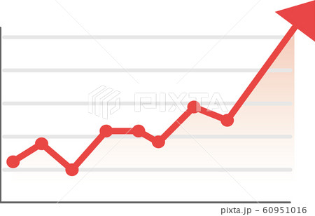 イラスト素材 企業 業績 財政状態 株価 UP 日経 NYダウ イラスト素材 企業 業績 財政状態 株価 UP 日経 NYダウ 60951016