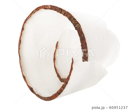 Coconut shaving curl, paths 60951237