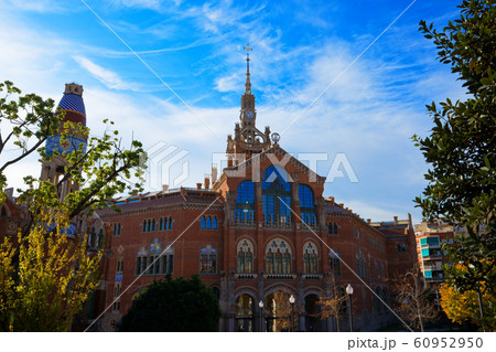 サンパウ病院　バルセロナ　世界遺産　庭園 60952950