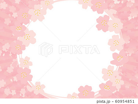 春 桜 花 イラスト カード ポスター チラシ 背景のイラスト素材