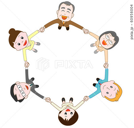 ビジネスマンたちのチームワーク 60956004