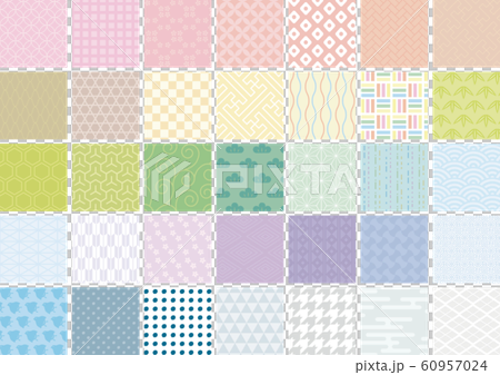 Japanese pattern pattern set Japanese pattern pattern set 60957024