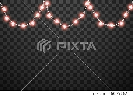 Hearts light bulbs isolated on transparent background, vector illustration Hearts light bulbs isolated on transparent background, vector illustration 60959629