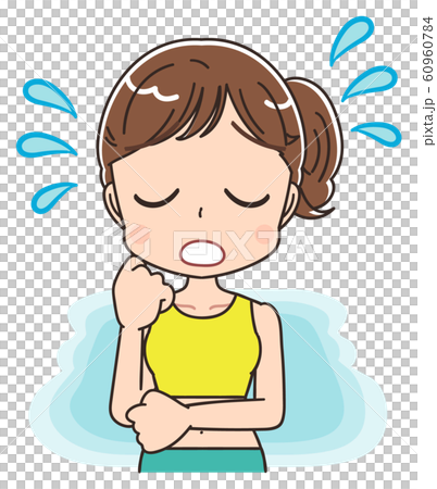 飲食健康女教練插畫素材 飲食健康女教練插畫素材 60960784