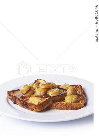french toast and fried bananas french toast and fried bananas 60961046