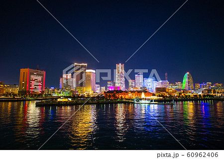 日本の横浜都市景観 横浜みなとみらい21などを望む=2019年12月23日撮影 日本の横浜都市景観 横浜みなとみらい21などを望む=2019年12月23日撮影 60962406