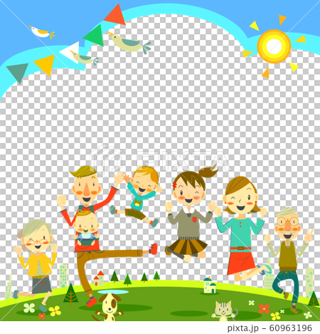 Happy family 3 generation frame Happy family 3 generation frame 60963196