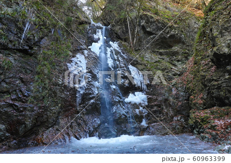 冬の払沢の滝 60963399