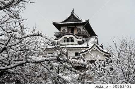 犬山城 雪の犬山城 冬の犬山城 犬山城の雪景色 犬山城の冬景色 国宝犬山城 犬山城 雪の犬山城 冬の犬山城 犬山城の雪景色 犬山城の冬景色 国宝犬山城 60963455