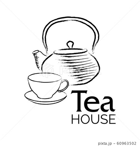 Vector logo of a tea shop and cafe Vector logo of a tea shop and cafe 60963502