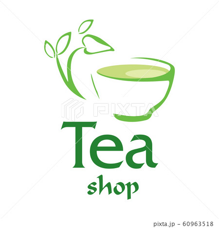 Vector logo of a tea shop and cafe 60963518