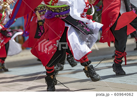 よさこい祭 の写真素材