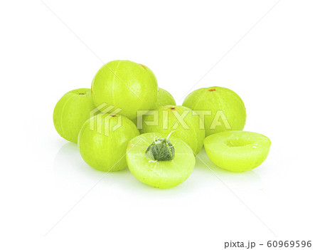 Indian gooseberry isolated on white background 60969596