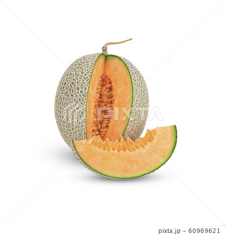 melon isolated on white background melon isolated on white background 60969621