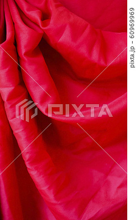 Shine red pearl fabric silk or satin luxury cloth 60969969