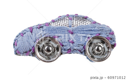 car brooch embroidered by blue silk threads car brooch embroidered by blue silk threads 60971012