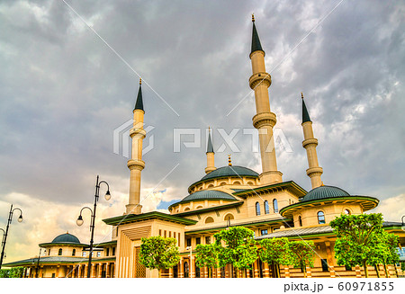 Bestepe Mosque within the Presidential Complex in Bestepe Mosque within the Presidential Complex in 60971855