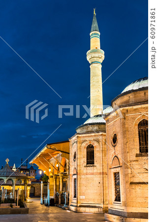 Shrine of Jalaluddin Rumi in Konya, Turkey Shrine of Jalaluddin Rumi in Konya, Turkey 60971861