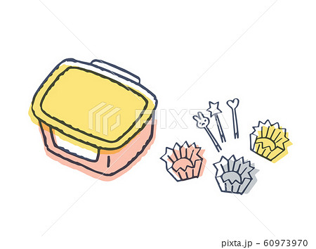 お弁当箱とおかずカップ お弁当箱とおかずカップ 60973970