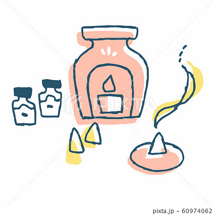 アロマポットとお香 60974062