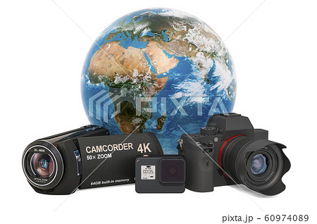 Travel and photo, video shooting concept 60974089