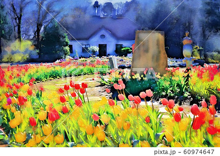 ふなばしアンデルセン公園のアイスチューリップと童話館（12月）千葉県船橋市 60974647