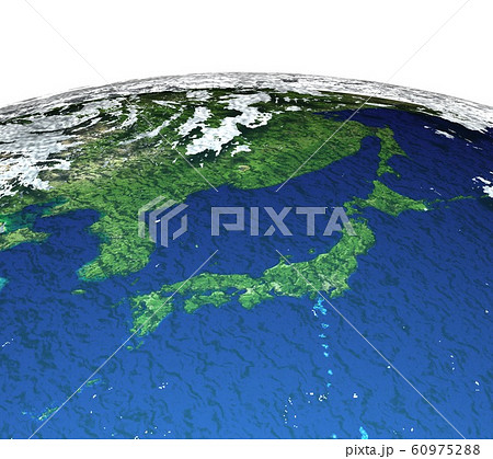 地球 日本 地球 日本 60975288
