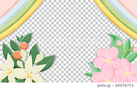 右近の橘と左近の桜 60976753