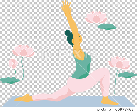 Woman meditating in yoga pose surrounded by flowers png download -  3896*3592 - Free Transparent Yoga png Download. - CleanPNG / KissPNG
