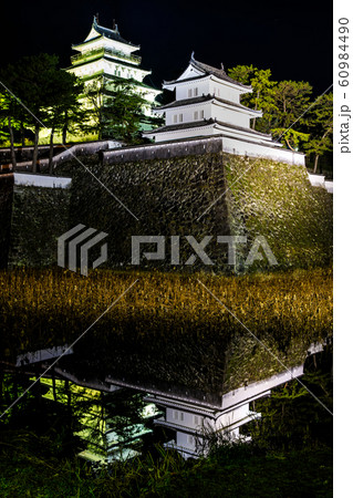 島原城ライトアップ　【長崎県島原市】 60984490