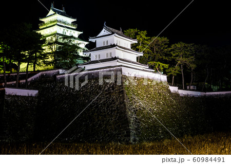 島原城ライトアップ　【長崎県島原市】 60984491
