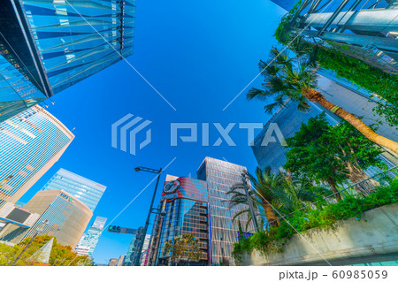 日本の東京都市景観 東京・銀座 日本の東京都市景観 東京・銀座 60985059