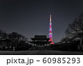 東京タワーと増上寺 60985293