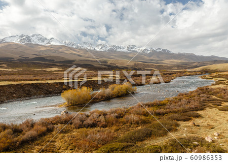 Susamyr river in Kyrgyzstan Susamyr river in Kyrgyzstan 60986353