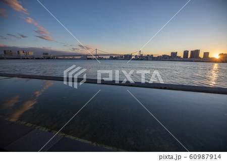 晴海からみる夕景 晴海からみる夕景 60987914