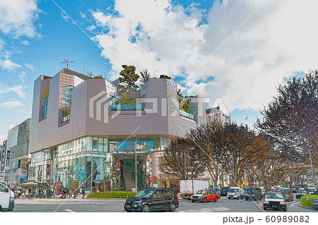 東京都 原宿のイラスト素材 60989082 Pixta