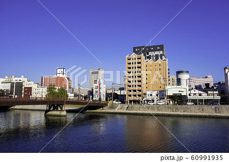 小倉　常盤橋　紫川　福岡県北九州市小倉北区 60991935