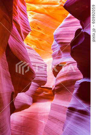 Antelope Canyon in the Navajo Reservation near Page, Arizona, USA Antelope Canyon in the Navajo Reservation near Page, Arizona, USA 60992059