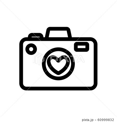 Camera icon vector. Isolated contour symbol illustration Camera icon vector. Isolated contour symbol illustration 60999832