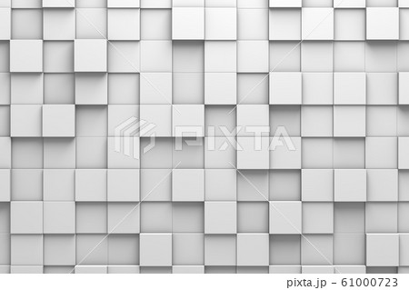 Squared Tiles 3D Pattern Wallのイラスト素材 [61000723] - PIXTA