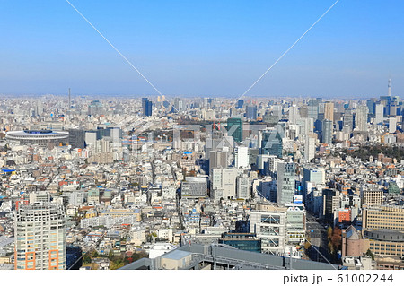 【東京都】東京タワーとスカイツリーと六本木ヒルズ 61002244