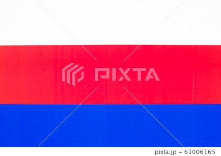 tricolor on a paper background as a symbol of art. White, red, blue 61006165