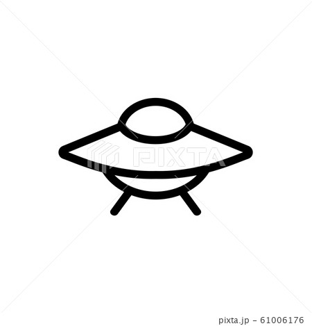 Flying object icon vector. Isolated contour symbol illustration Flying object icon vector. Isolated contour symbol illustration 61006176